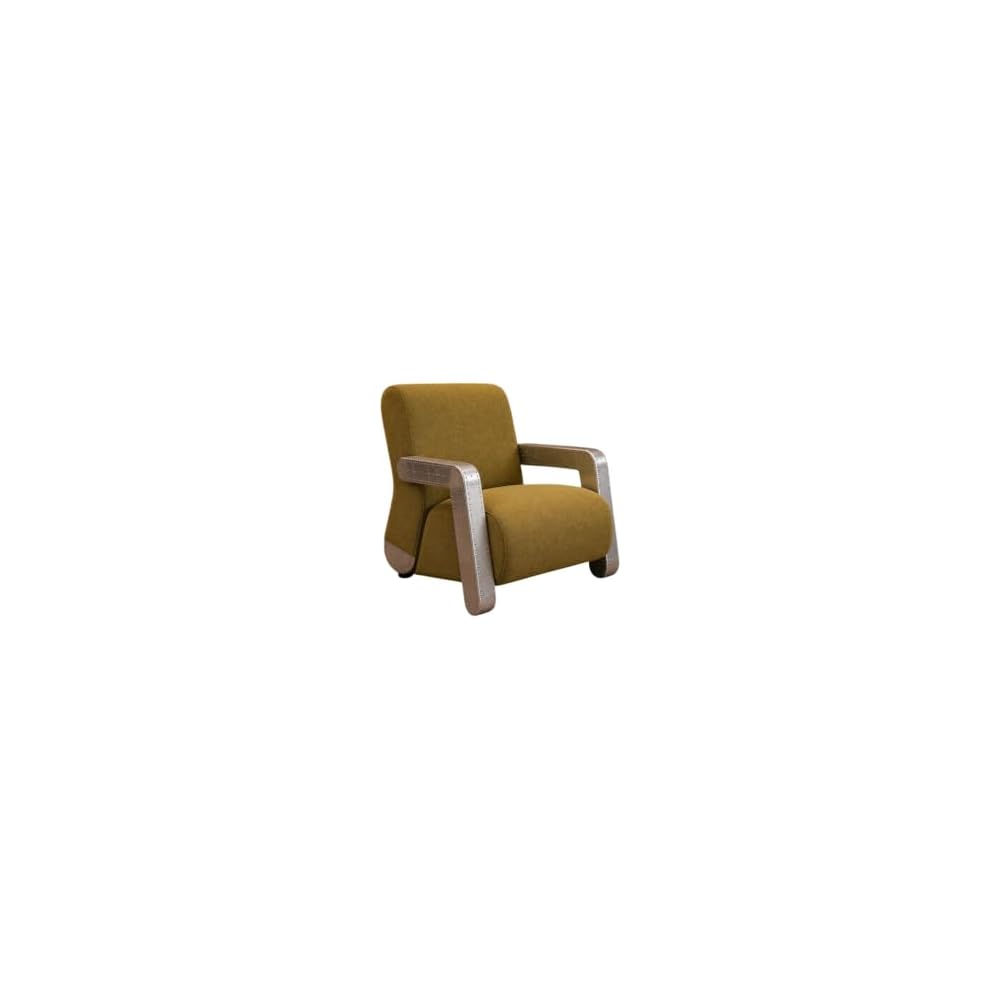 ARTIZANSTORE Aviator Accent Chair | Aircraft Aluminum Lounge Armchair | Industrial Sofa Aviator Accent Chair,