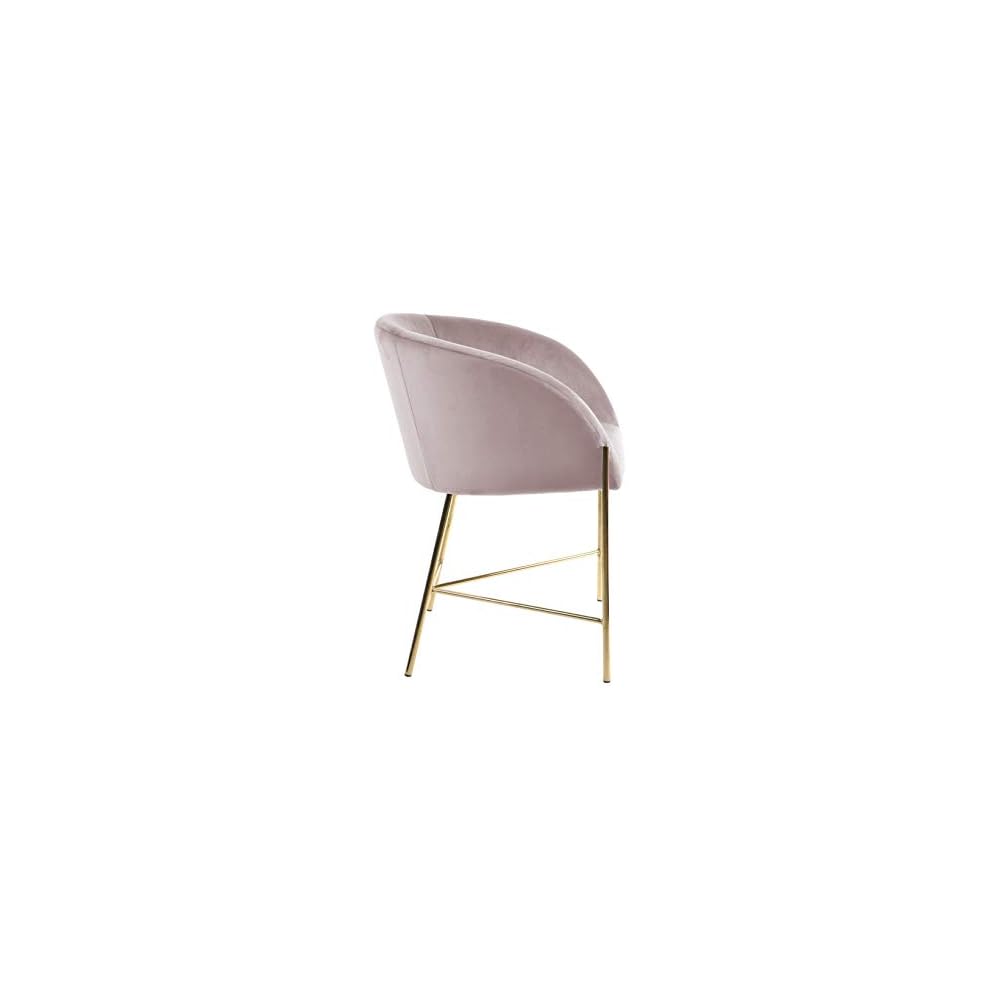 AC Design Furniture Nika Dusty Rose Chair 56 x 76 x 54 cm