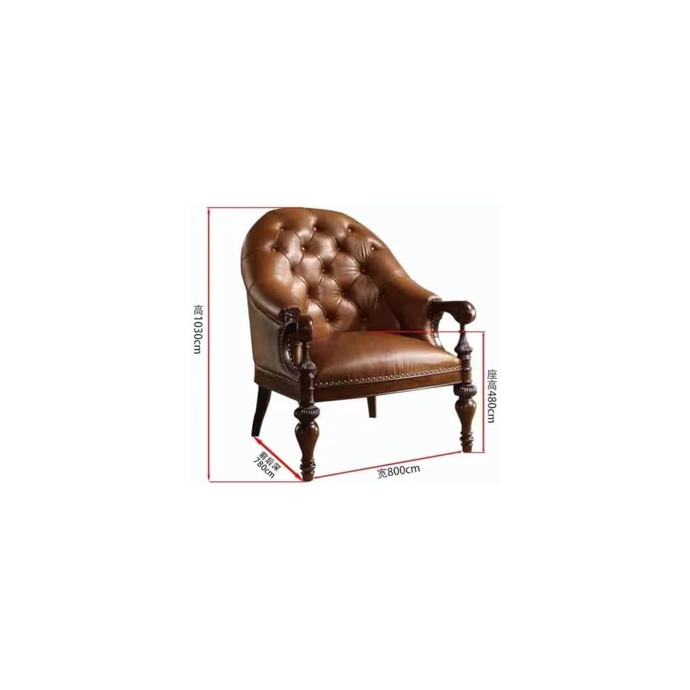 Sofa Chair Tiger Villa Luxury Living Room Light Leisure Single Reception