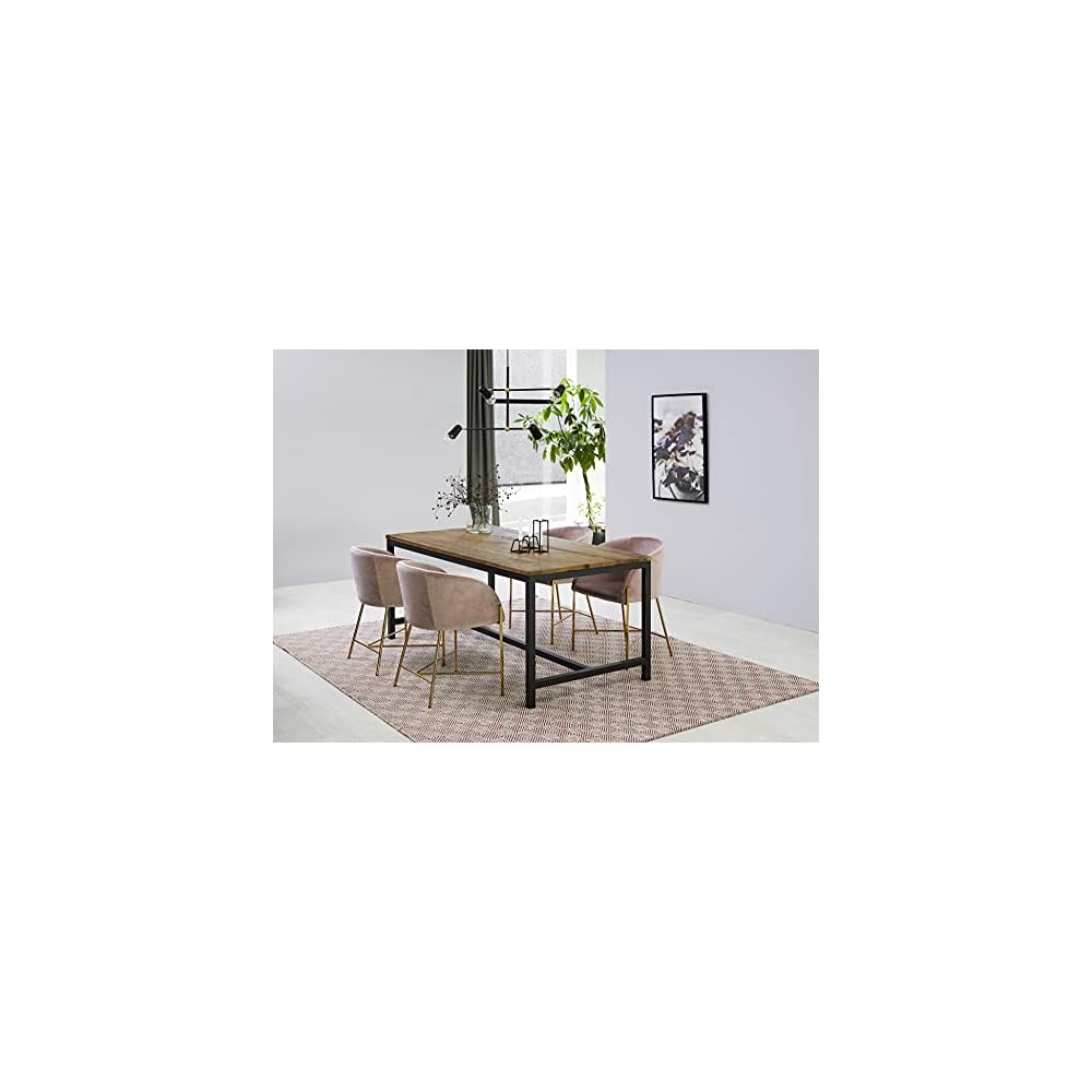 AC Design Furniture Nika Dusty Rose Chair 56 x 76 x 54 cm