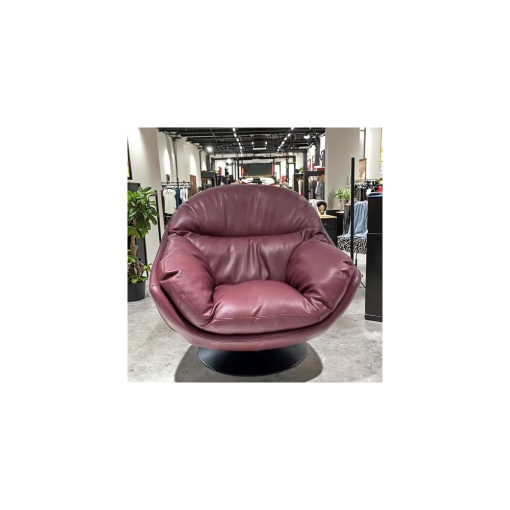 Modern Luxury Swivel Accent Lounge Chair with Metal Base