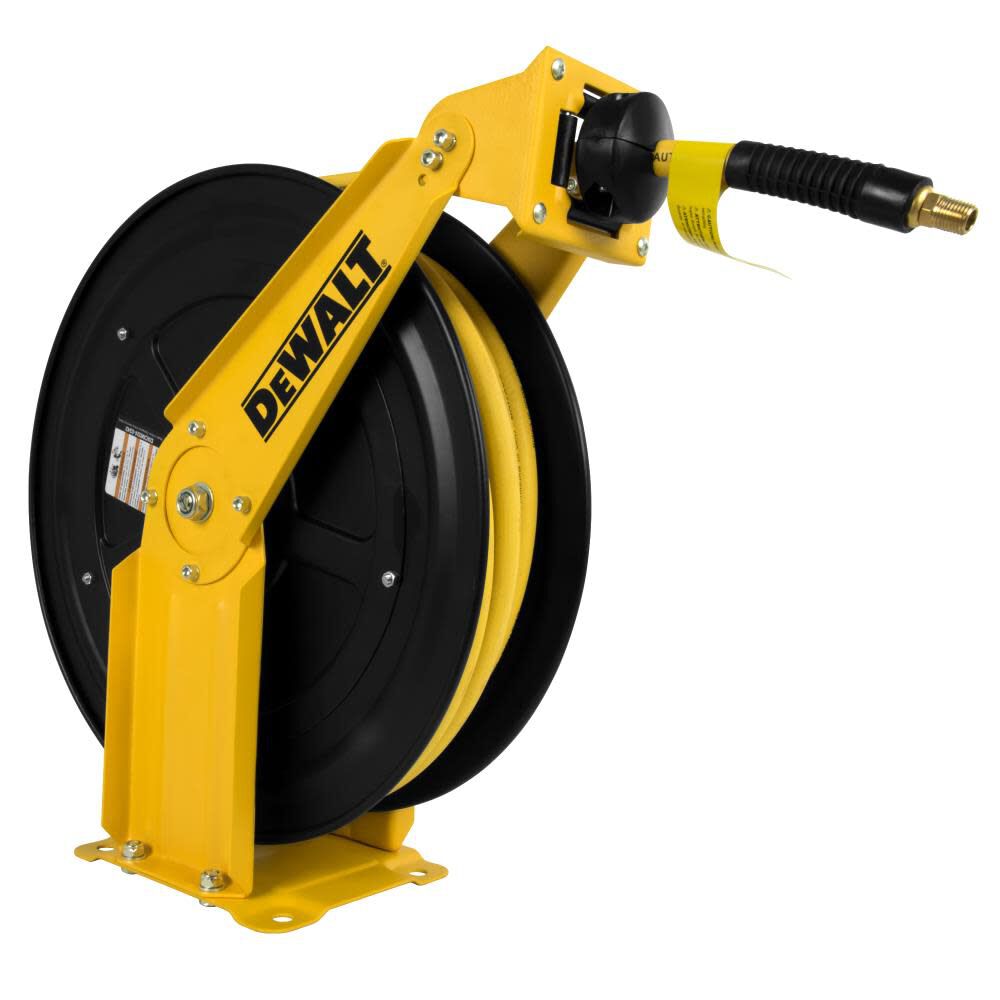 3/8 in. x 50 ft. Double Arm Auto Retracting Air Hose Reel DXCM024-0343 from