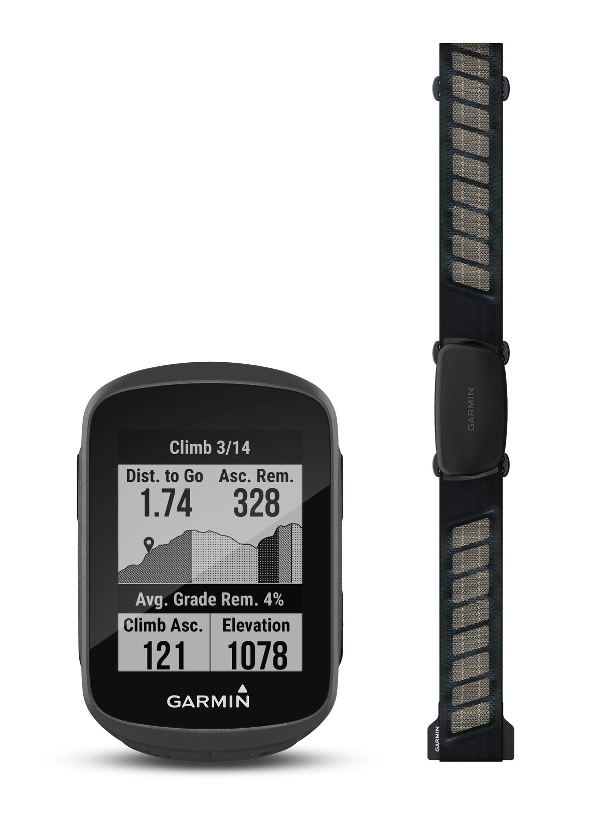 Garmin 010-02385-10 Edge 130 Plus Bike GPS Computer Bundle