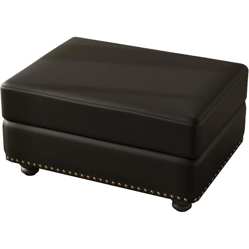 Leather Ottoman For Sofa couch Set Combination for Living Rooms, Offices
