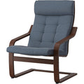 ProTuning POÄNG Armchair, brown/Gunnared blue