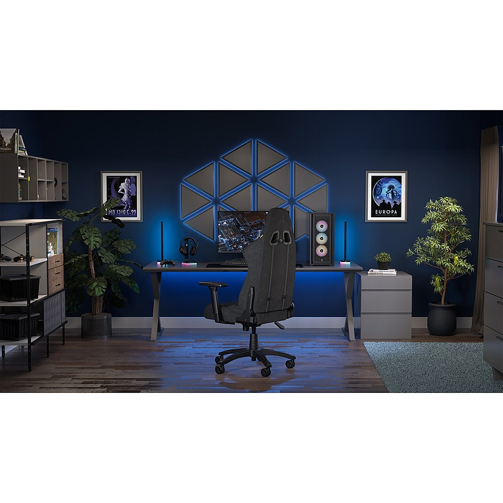 CORSAIR - TC100 Fabric Gaming Chair - Black