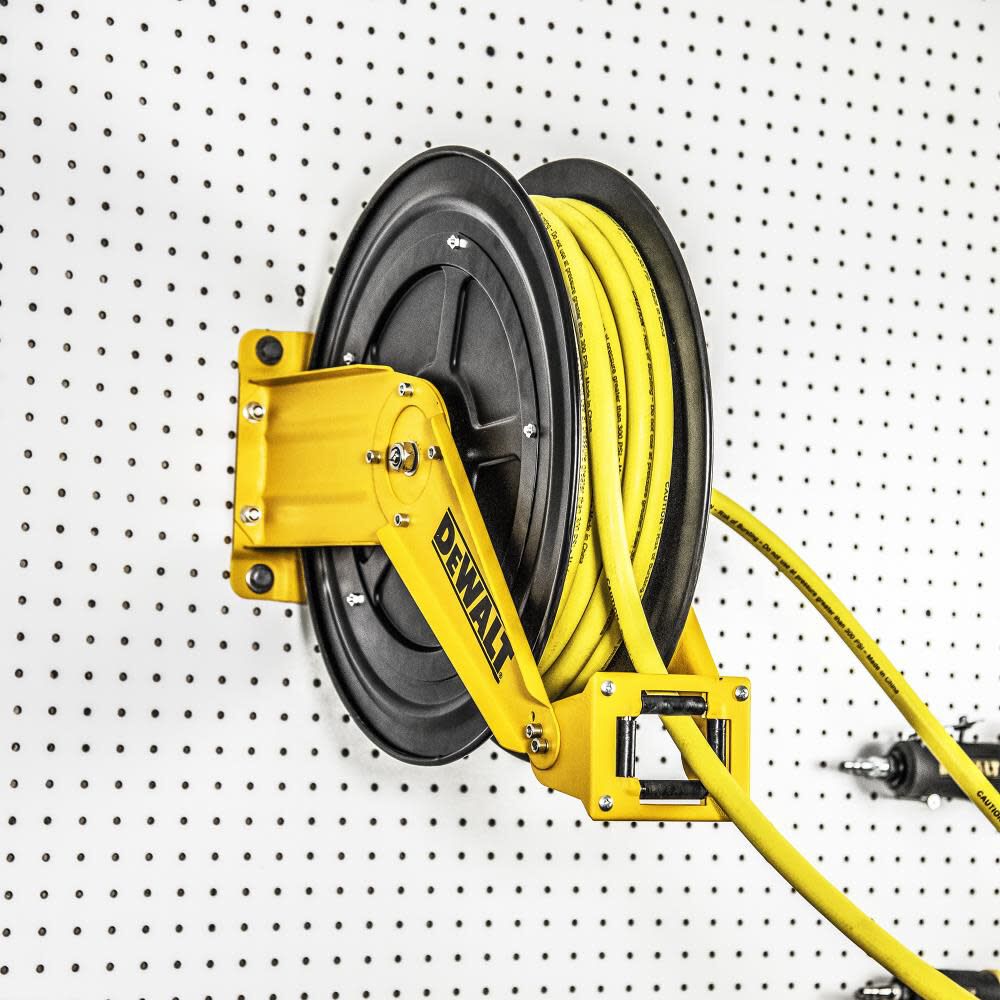 3/8 in. x 50 ft. Double Arm Auto Retracting Air Hose Reel DXCM024-0343 from